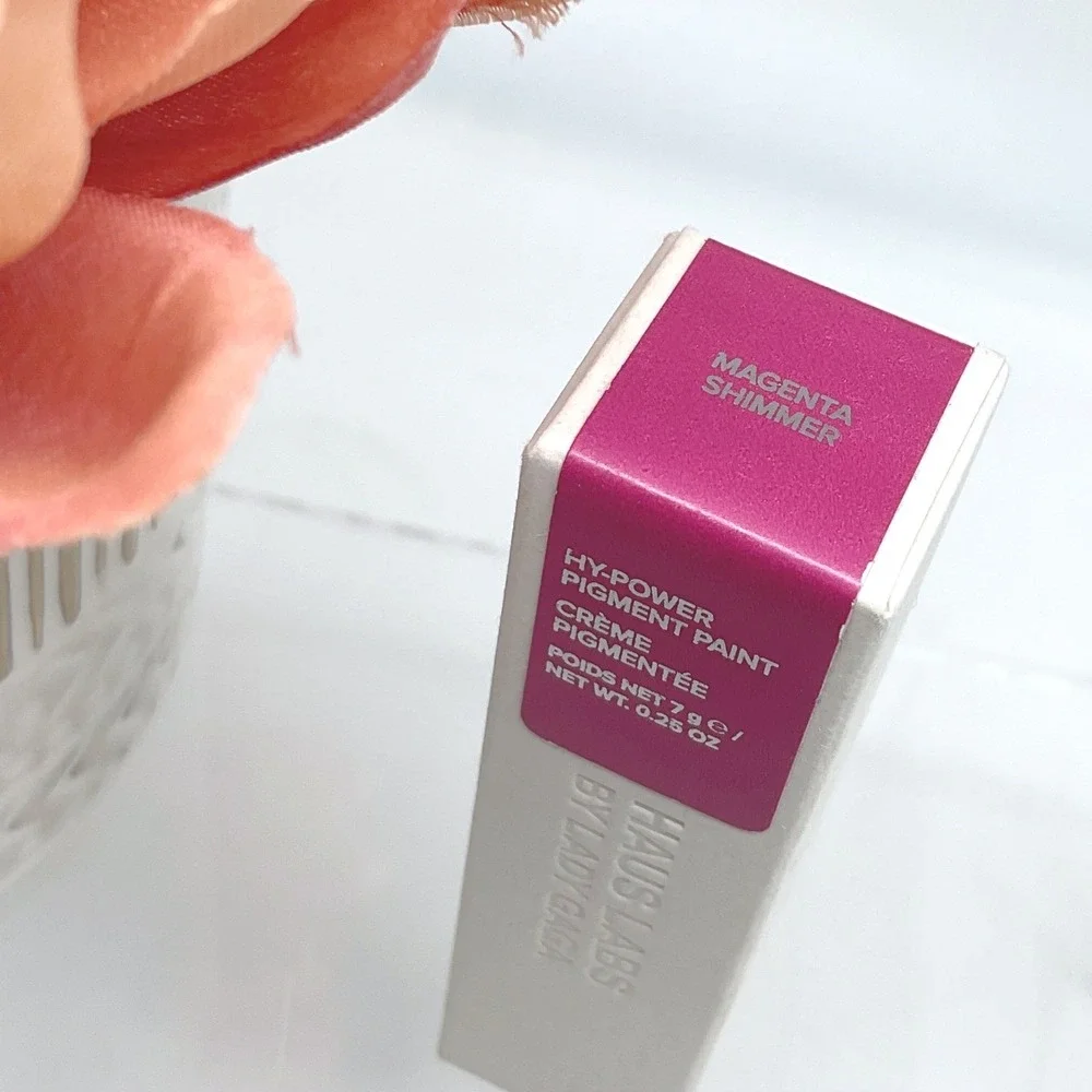 Haus Labs by Lady Gaga Hy Power Pigment Paint Magenta‎ Shimmer Creme
